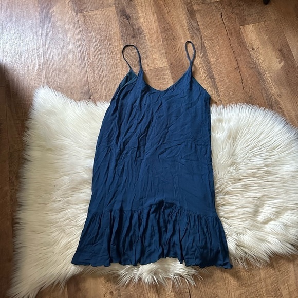 LULU’S Let It Flow Navy Blue Dress - Picture 2 of 4